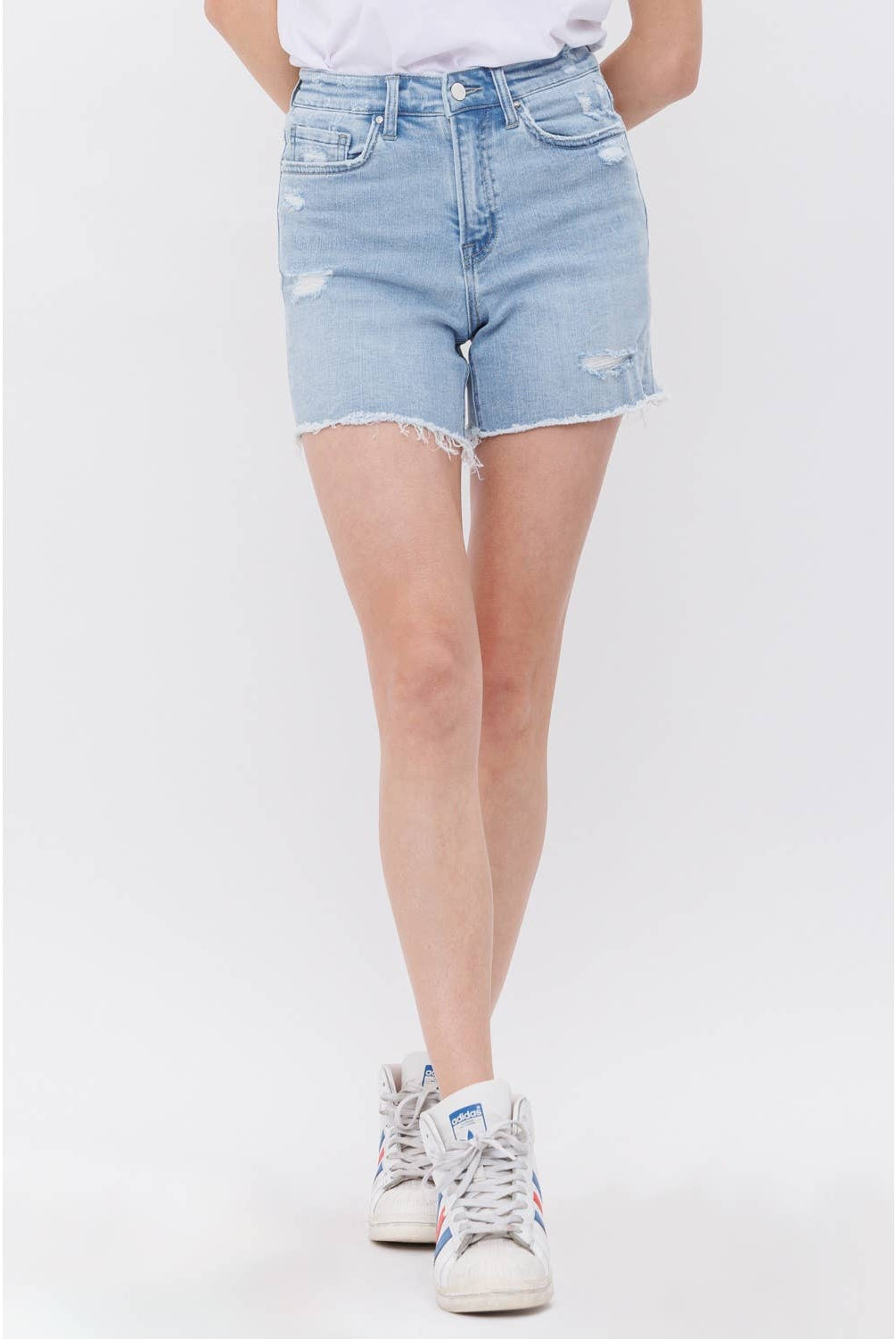 Everyday Mica Denim Shorts-Shorts-Mica Denim-Stuffology - Where Vintage Meets Modern, A Boutique for Real Women in Crosbyton, TX