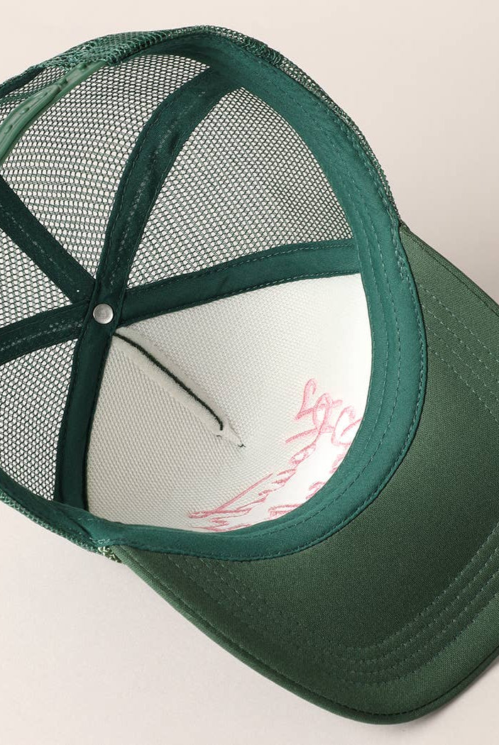 Howdy Darlin' Embroidered Mesh Back Trucker Cap | Stuffology Boutique-Hats-Fashion City-Stuffology - Where Vintage Meets Modern, A Boutique for Real Women in Crosbyton, TX