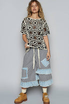 POL Clothing Round neck short sleeve crochet knit top-Top-Pol Clothing-Stuffology - Where Vintage Meets Modern, A Boutique for Real Women in Crosbyton, TX