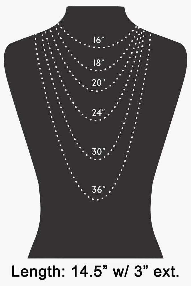 Dainty Chain Bead Station Necklace-Necklaces-The Looks by Fame Accessories-Stuffology - Where Vintage Meets Modern, A Boutique for Real Women in Crosbyton, TX