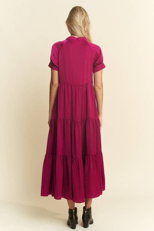 SHORT SLEEVE RUBY MAXI DRESSES-JADE BY JANE-Stuffology - Where Vintage Meets Modern, A Boutique for Real Women in Crosbyton, TX