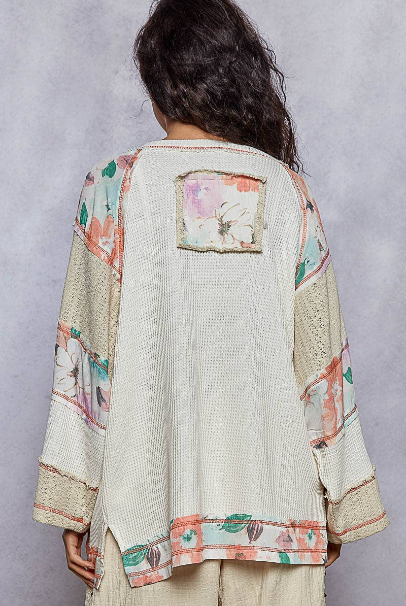 POL Clothing - Peace Sign Top-Pullover Top-Pol Clothing-Stuffology - Where Vintage Meets Modern, A Boutique for Real Women in Crosbyton, TX