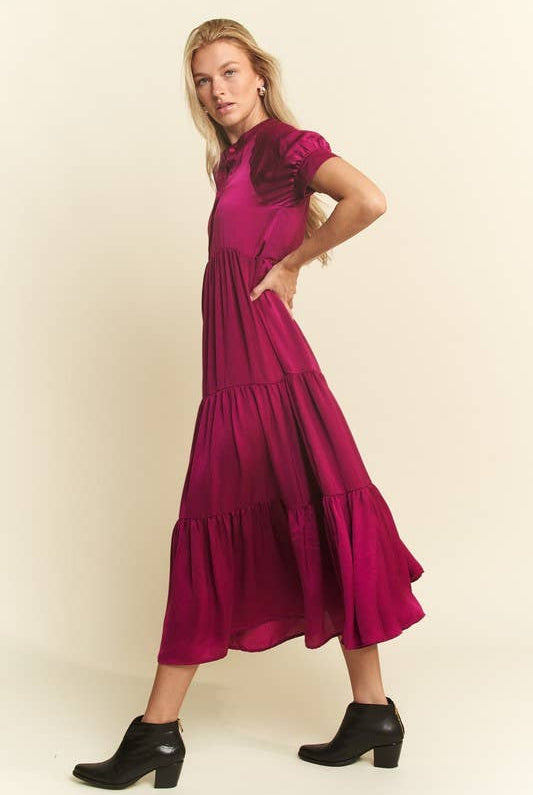 SHORT SLEEVE RUBY MAXI DRESSES-JADE BY JANE-Stuffology - Where Vintage Meets Modern, A Boutique for Real Women in Crosbyton, TX