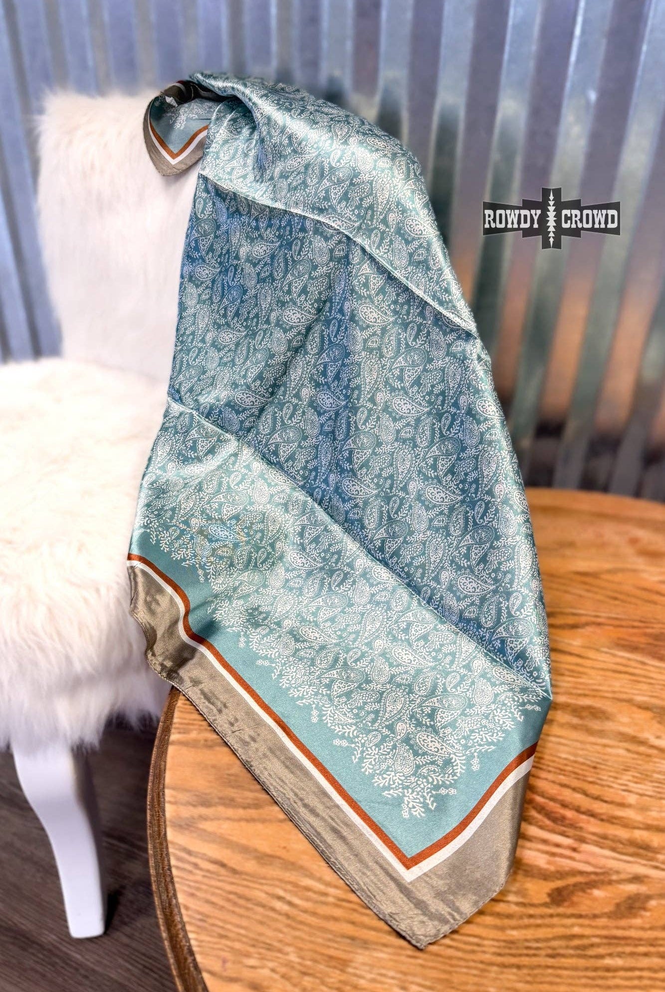 Turquoise Canyon Wild Rag-Wild Rags-Stuffology Boutique-Stuffology - Where Vintage Meets Modern, A Boutique for Real Women in Crosbyton, TX