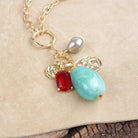 Desert Bloom – Long Cluster Charm Necklace-Necklaces-PennyLine inc-Stuffology - Where Vintage Meets Modern, A Boutique for Real Women in Crosbyton, TX