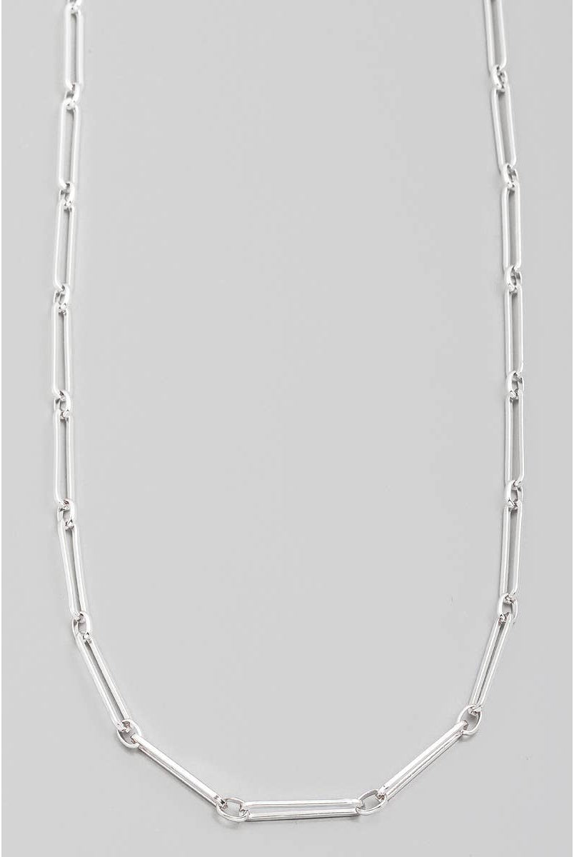 Long Oval Chain Toggle Necklace | Stuffology Boutique-Necklaces-The Looks by Fame Accessories-Stuffology - Where Vintage Meets Modern, A Boutique for Real Women in Crosbyton, TX