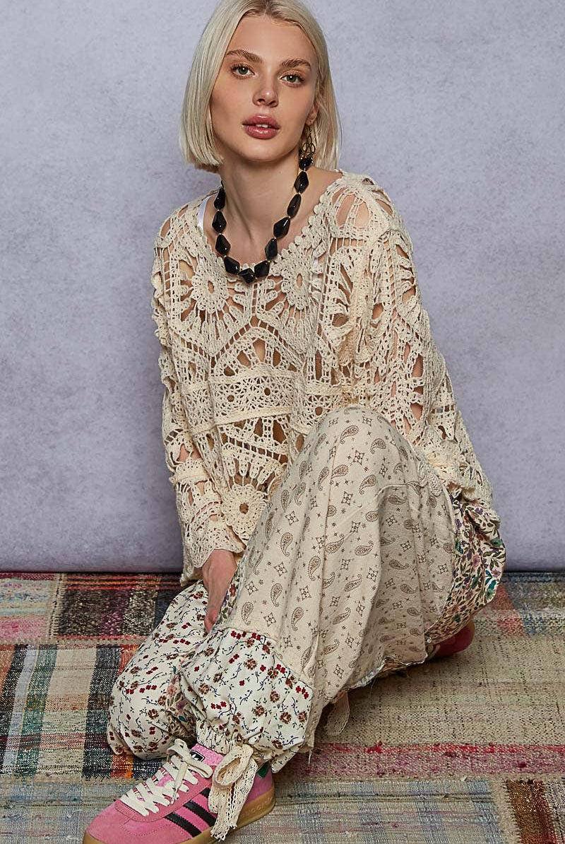 Crochet Dreams Boho Top ✨-Top-Pol Clothing-Stuffology - Where Vintage Meets Modern, A Boutique for Real Women in Crosbyton, TX