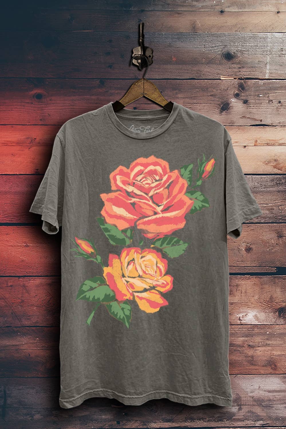 Roses Painting Graphic Top-Lotus Fashion Collection-Stuffology - Where Vintage Meets Modern, A Boutique for Real Women in Crosbyton, TX