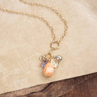 Desert Bloom – Long Cluster Charm Necklace-Necklaces-PennyLine inc-Stuffology - Where Vintage Meets Modern, A Boutique for Real Women in Crosbyton, TX