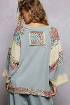 POL Clothing - Peace Sign Top-Pullover Top-Pol Clothing-Stuffology - Where Vintage Meets Modern, A Boutique for Real Women in Crosbyton, TX