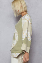 POL Clothing - Peace Sign Top-Pullover Top-Pol Clothing-Stuffology - Where Vintage Meets Modern, A Boutique for Real Women in Crosbyton, TX