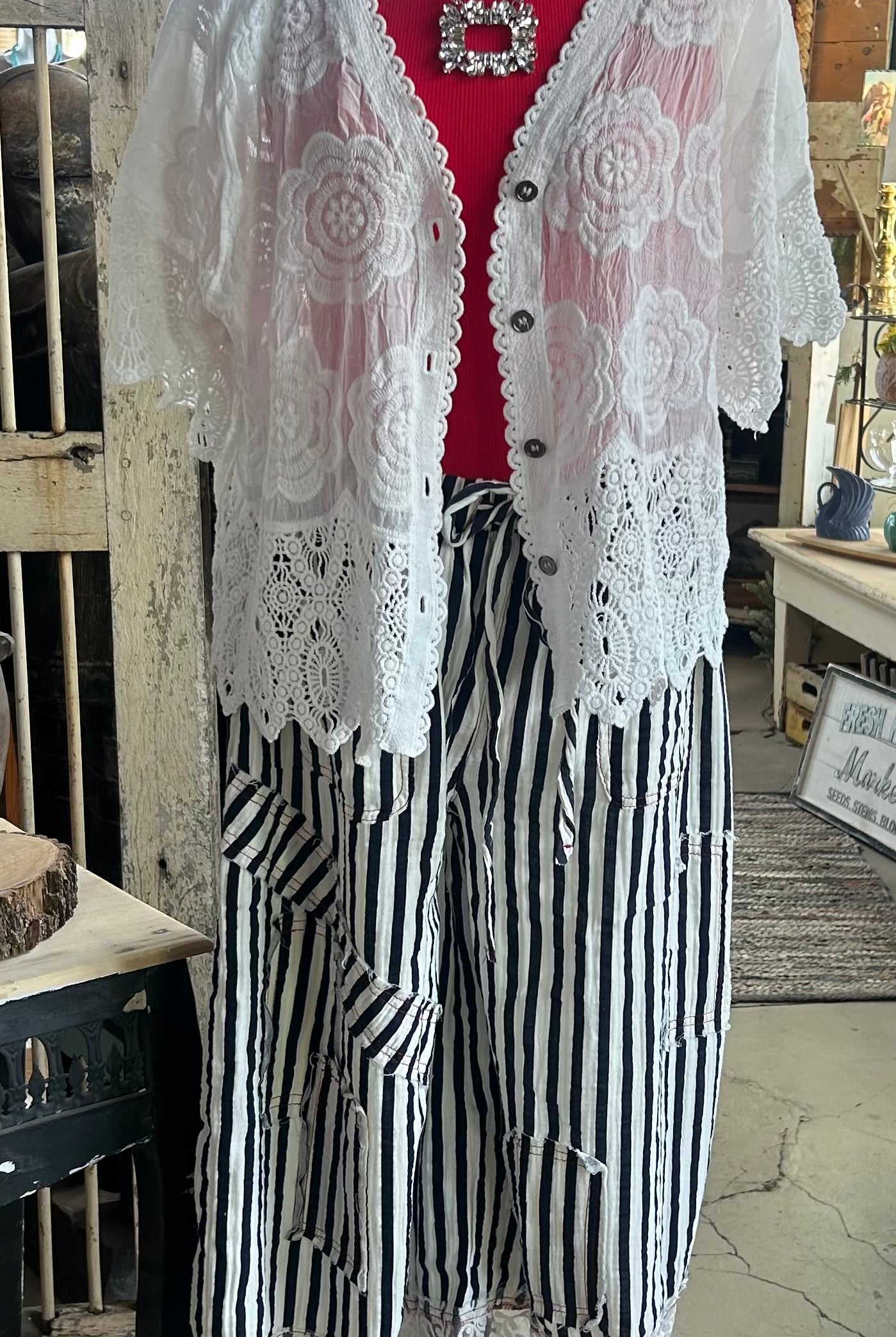 Red, White & Beautiful – Styled by Stuffology ⭐-Outfit Bundle-POL Clothing-Stuffology - Where Vintage Meets Modern, A Boutique for Real Women in Crosbyton, TX