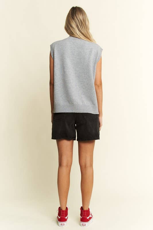 CACTUS SWEATER VEST-Sweater Vest-JADE BY JANE-Stuffology - Where Vintage Meets Modern, A Boutique for Real Women in Crosbyton, TX