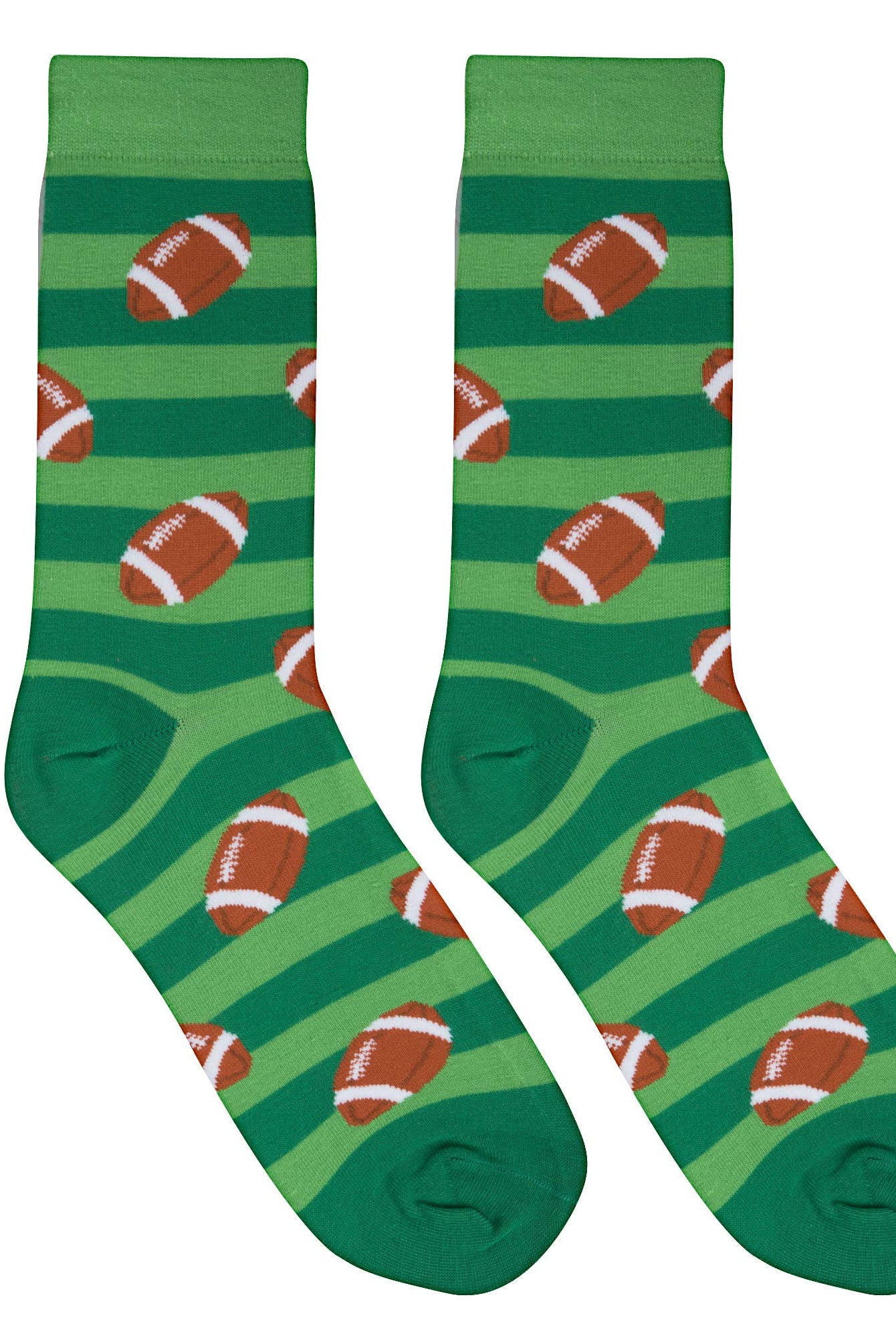 Crazy Socks - Mens Crew - Football | Stuffology Boutique-Socks-Crazy Socks-Stuffology - Where Vintage Meets Modern, A Boutique for Real Women in Crosbyton, TX