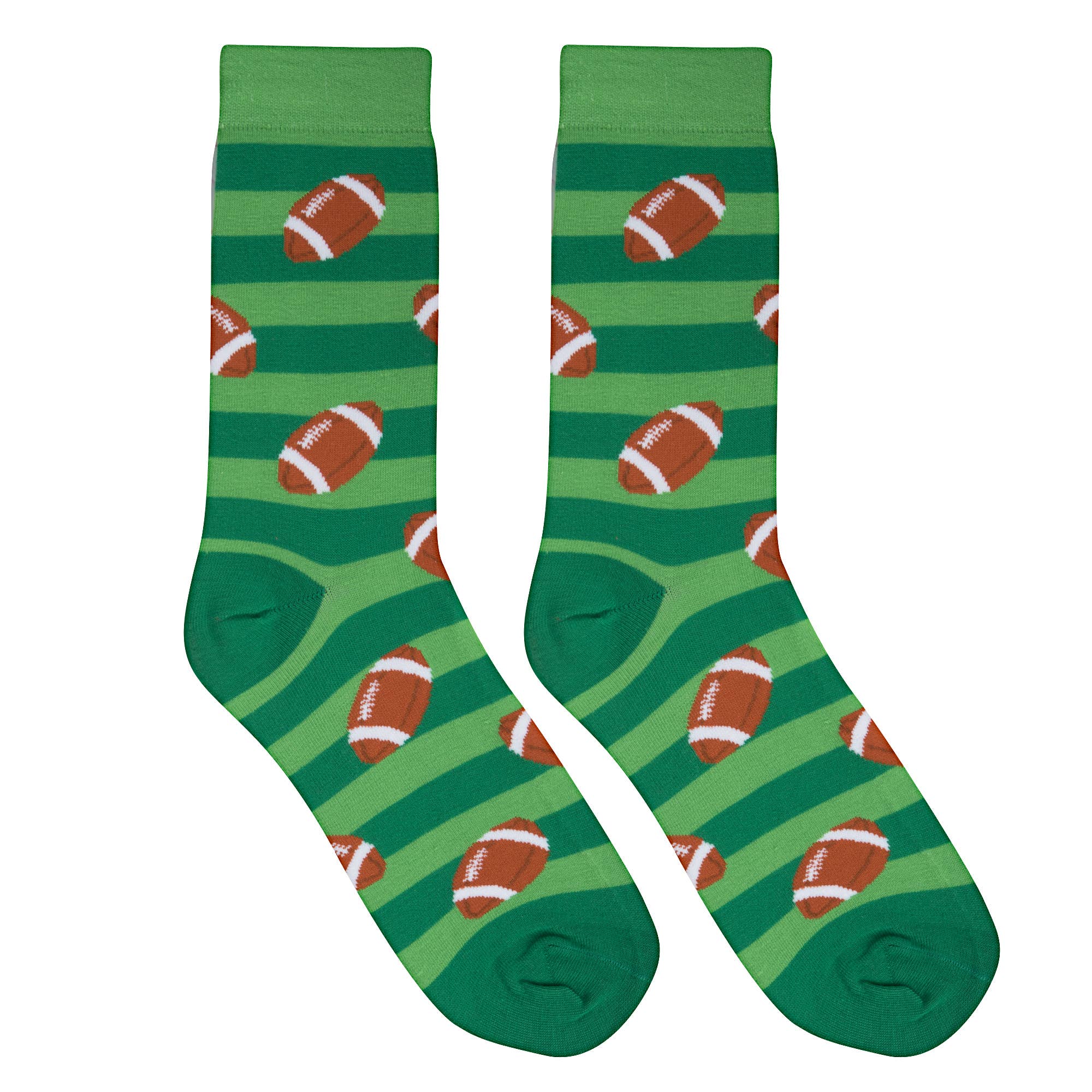 Crazy Socks - Mens Crew - Football | Stuffology Boutique-Socks-Crazy Socks-Stuffology - Where Vintage Meets Modern, A Boutique for Real Women in Crosbyton, TX