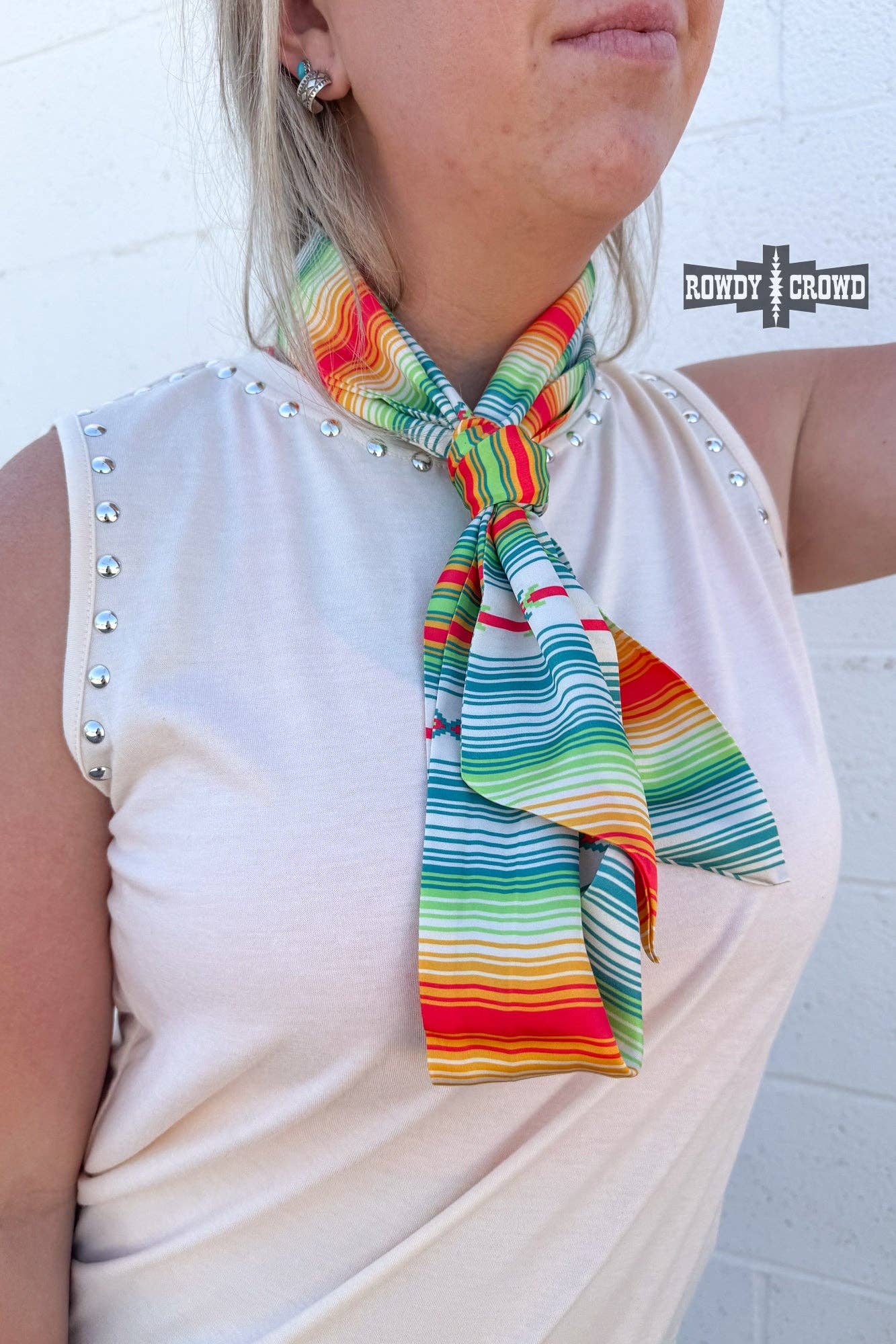 Serape Stripes Long Scarf-Stuffology Boutique-Stuffology - Where Vintage Meets Modern, A Boutique for Real Women in Crosbyton, TX