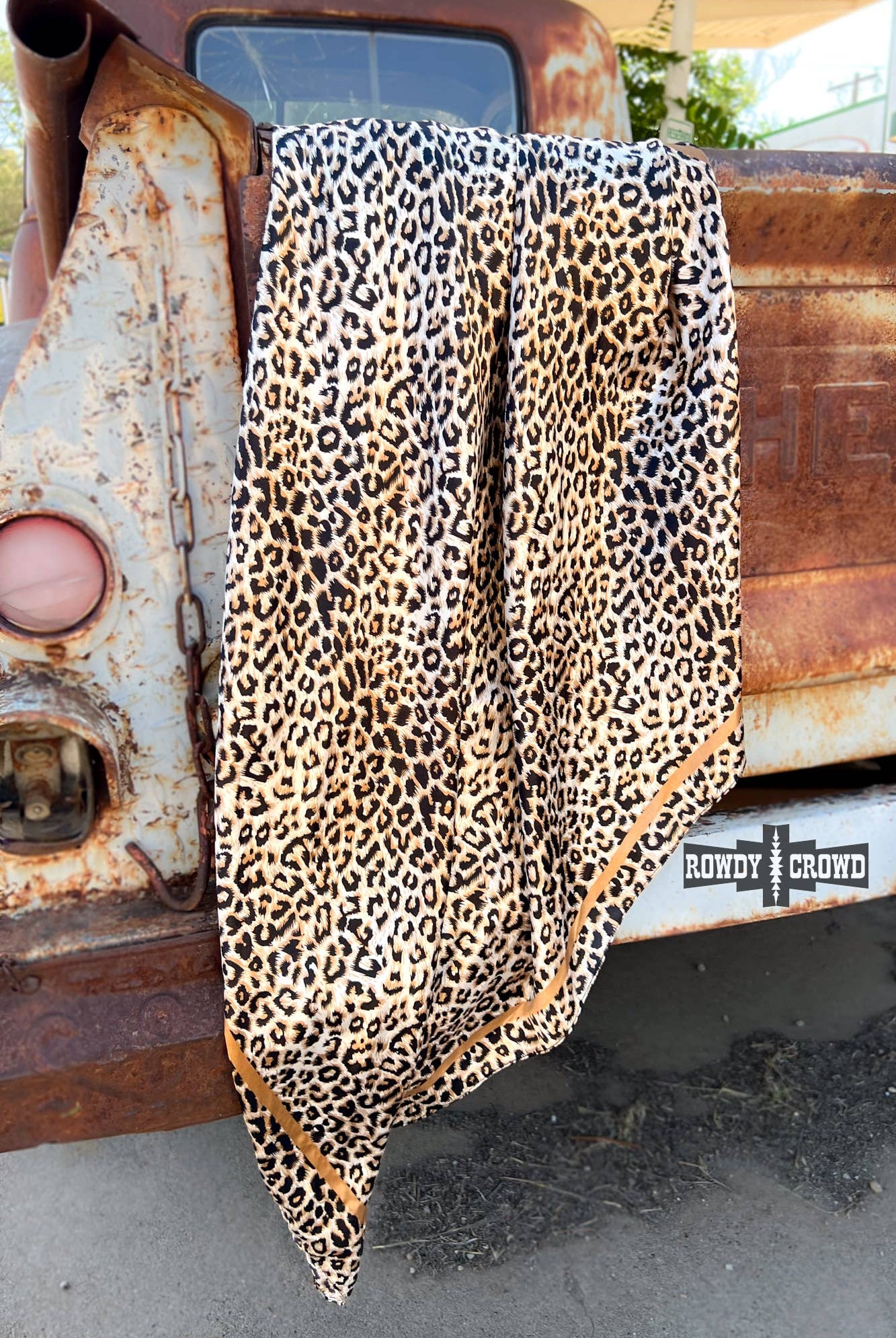 Leopard Wild Rag-Wild Rags-Stuffology Boutique-Stuffology - Where Vintage Meets Modern, A Boutique for Real Women in Crosbyton, TX