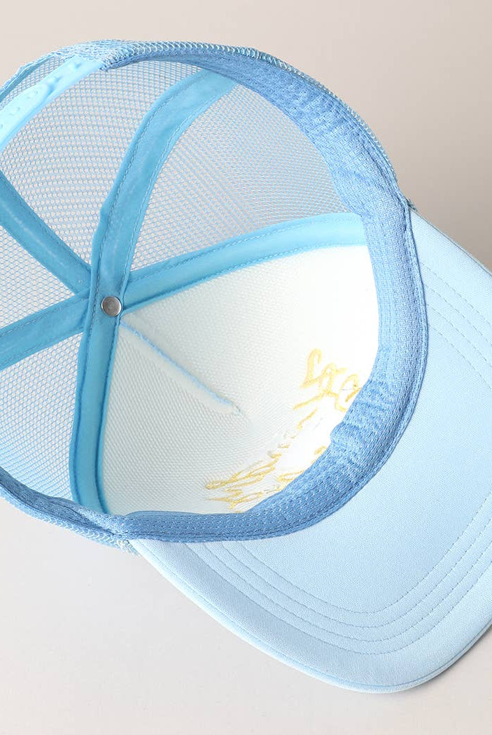 Howdy Darlin' Embroidered Mesh Back Trucker Cap | Stuffology Boutique-Hats-Fashion City-Stuffology - Where Vintage Meets Modern, A Boutique for Real Women in Crosbyton, TX