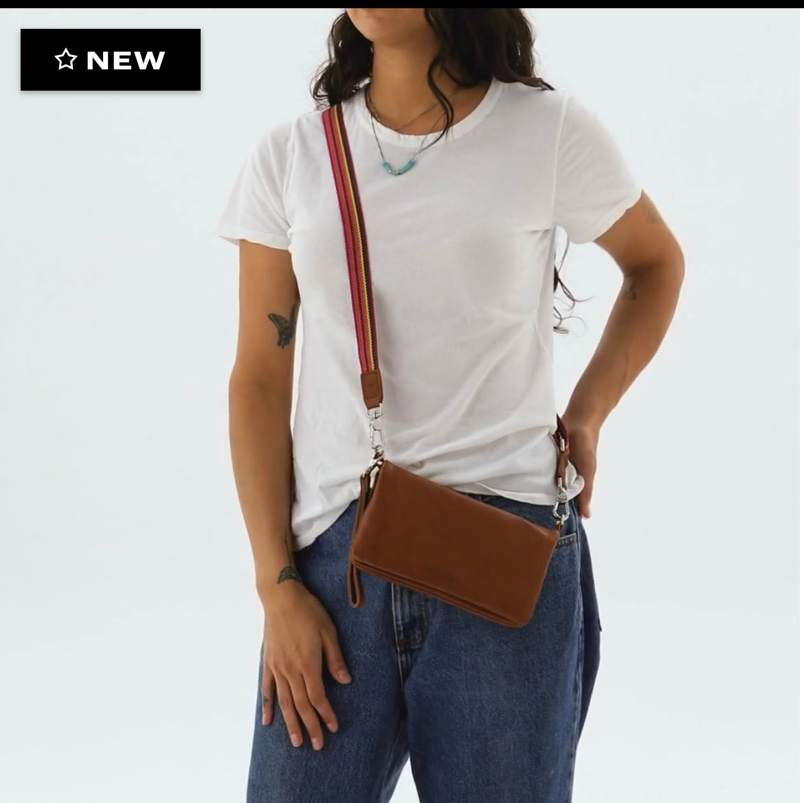 Consuela Uptown Crossbody Bag - Brandy / Stuffology Boutique-Crossbody Bags-Consuela-Stuffology - Where Vintage Meets Modern, A Boutique for Real Women in Crosbyton, TX