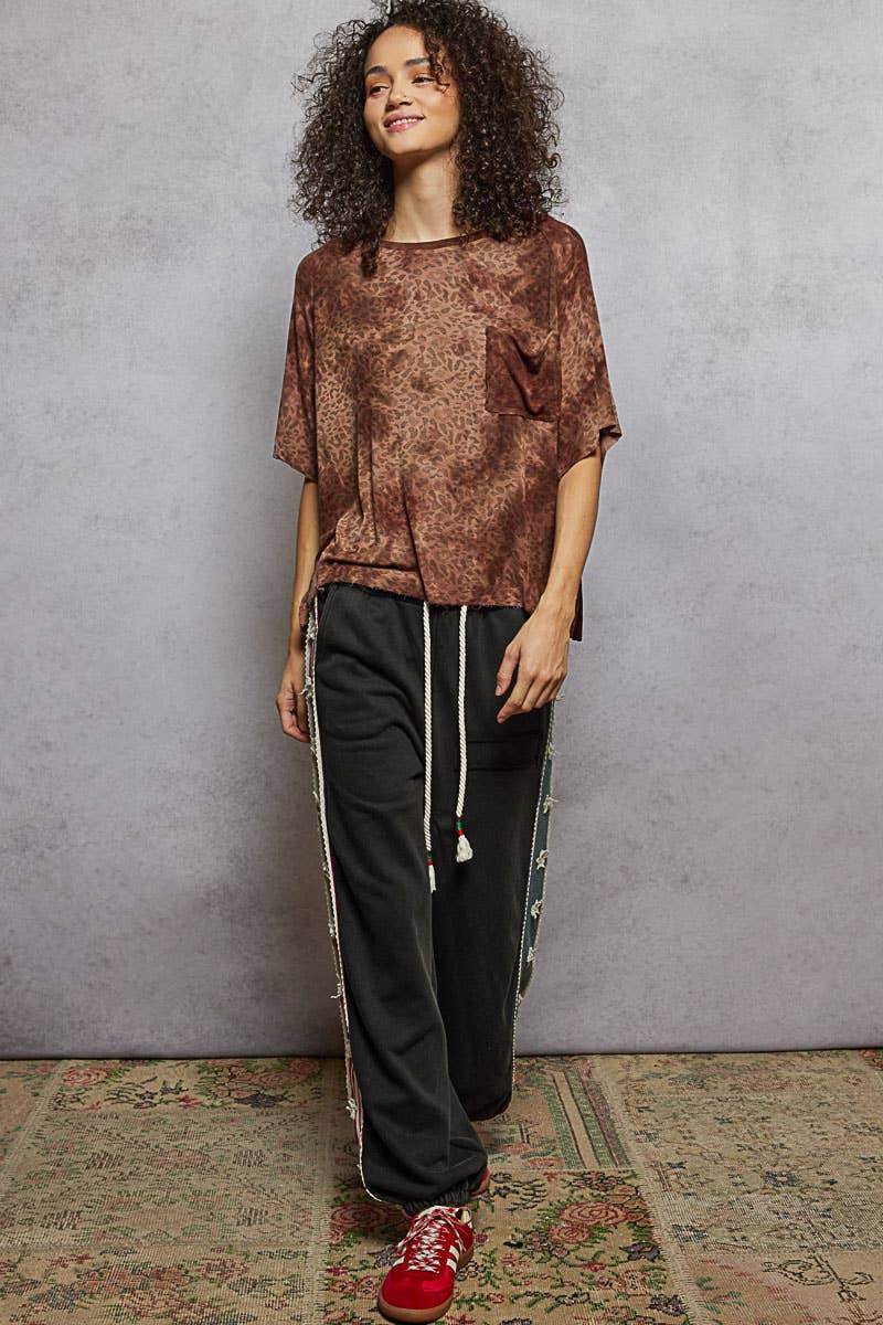 Leopard Short Sleeve Tee-Pol Clothing-Stuffology - Where Vintage Meets Modern, A Boutique for Real Women in Crosbyton, TX