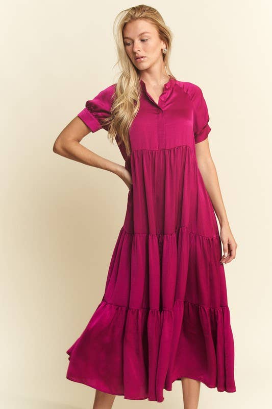 SHORT SLEEVE RUBY MAXI DRESSES-JADE BY JANE-Stuffology - Where Vintage Meets Modern, A Boutique for Real Women in Crosbyton, TX
