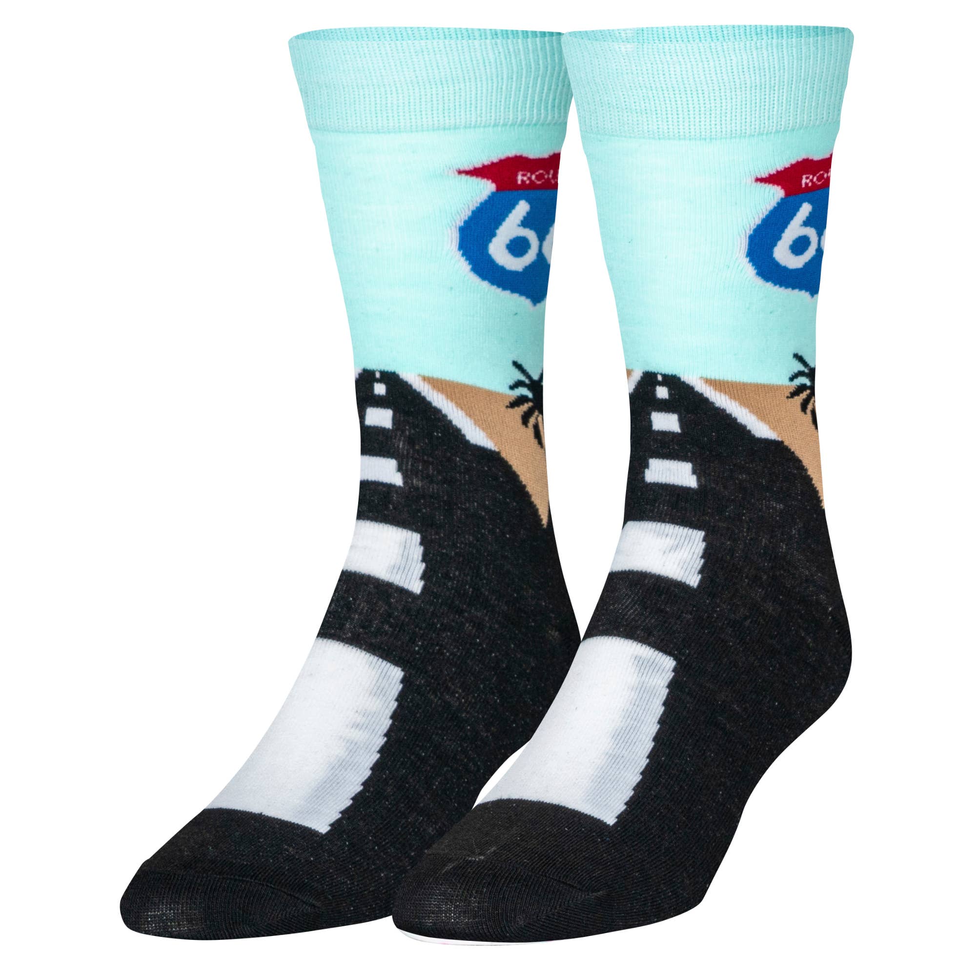 Route 66 - Mens Crew Folded | Stuffology Boutique-Socks-Crazy Socks-Stuffology - Where Vintage Meets Modern, A Boutique for Real Women in Crosbyton, TX