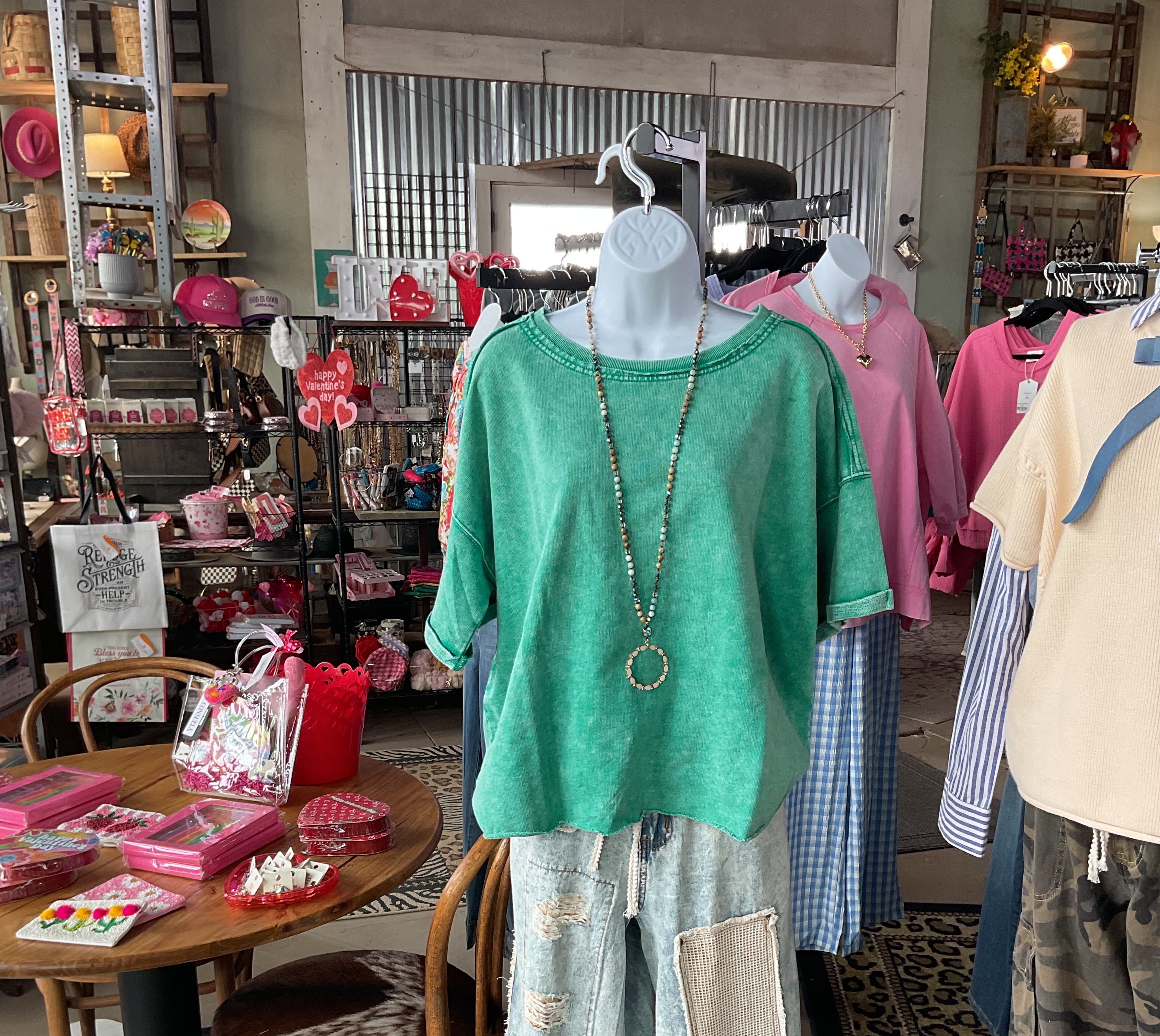 Acid Wash French Terry Top-TOP-ZENANA-Stuffology - Where Vintage Meets Modern, A Boutique for Real Women in Crosbyton, TX