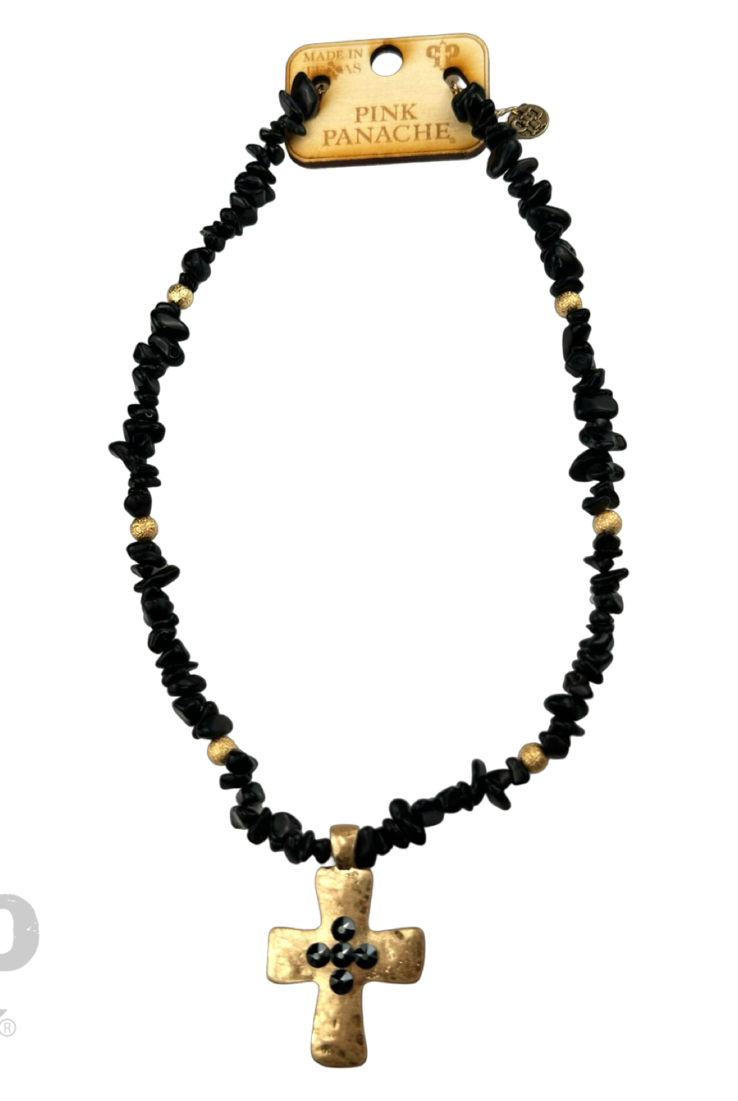 Cross Pendant Necklace-Necklaces-Pink Panache Brands-Stuffology - Where Vintage Meets Modern, A Boutique for Real Women in Crosbyton, TX