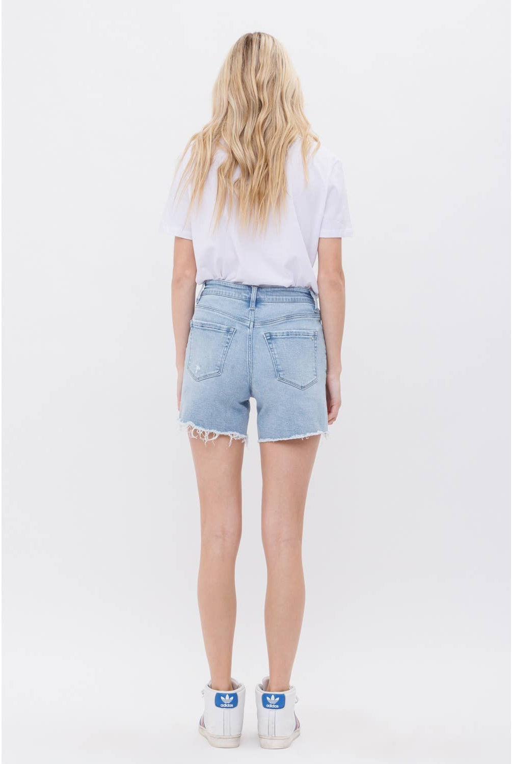 Everyday Mica Denim Shorts-Shorts-Mica Denim-Stuffology - Where Vintage Meets Modern, A Boutique for Real Women in Crosbyton, TX