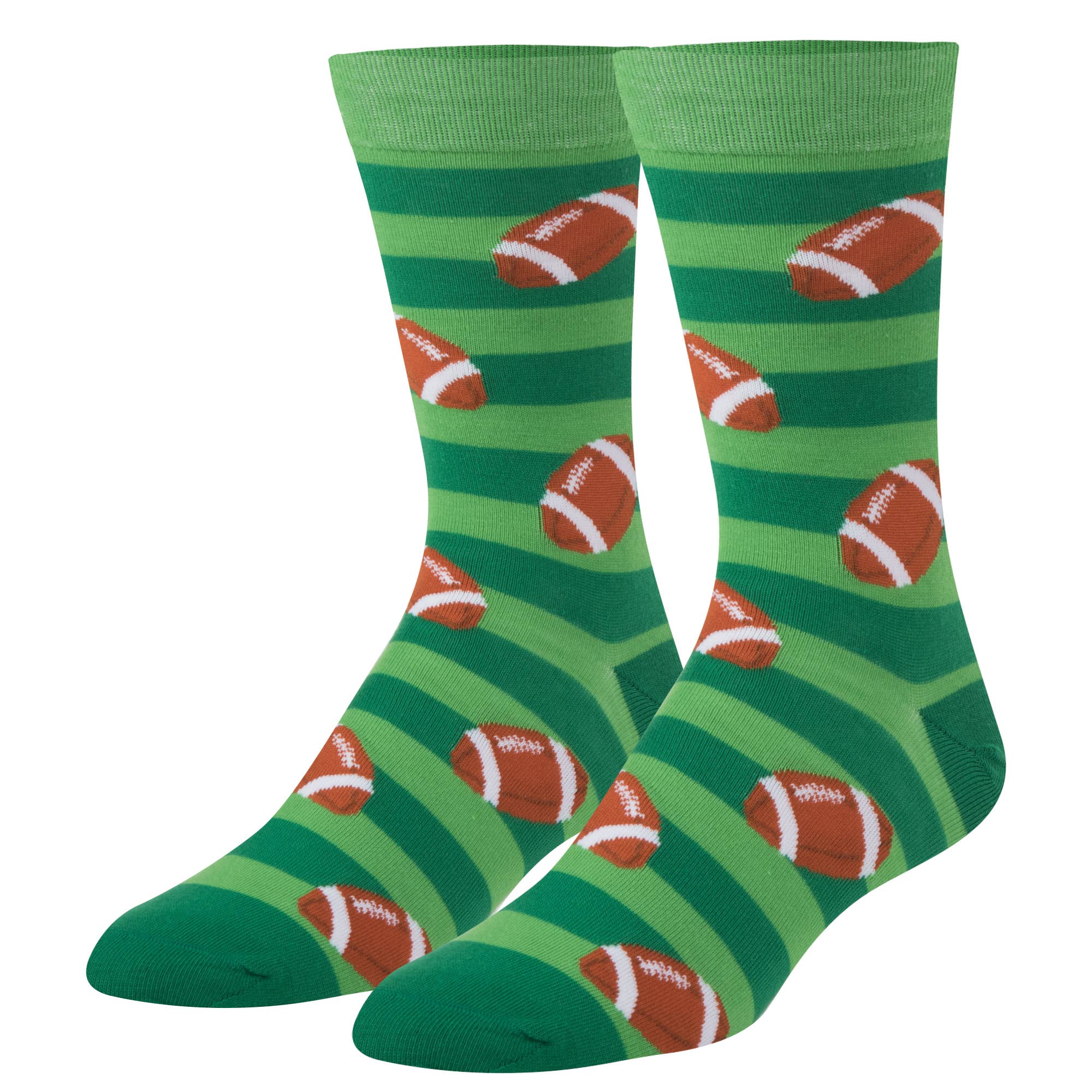 Crazy Socks - Mens Crew - Football | Stuffology Boutique-Socks-Crazy Socks-Stuffology - Where Vintage Meets Modern, A Boutique for Real Women in Crosbyton, TX