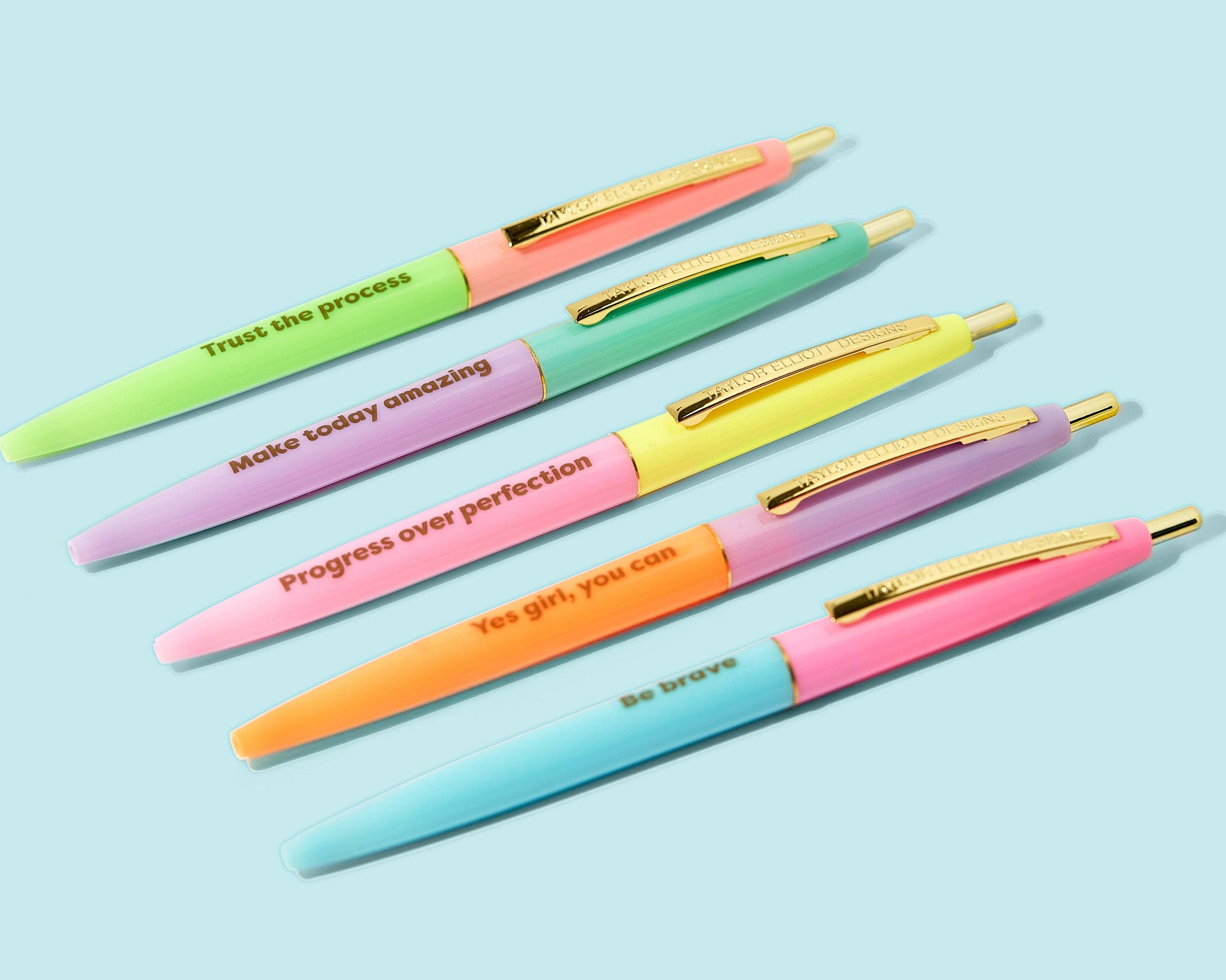 Pen Set - Motivational - Affirmations - 5 Piece Set-PENS-Taylor Elliott Designs-Stuffology - Where Vintage Meets Modern, A Boutique for Real Women in Crosbyton, TX