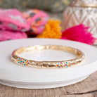 Stretchy Stackable Bangle Pearls and Rhinestones Gold or Silver Tone-PennyLine inc-Stuffology - Where Vintage Meets Modern, A Boutique for Real Women in Crosbyton, TX