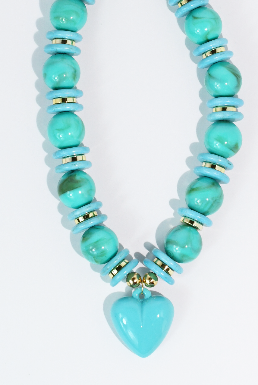 Blue Crush Necklace-necklace-Treasure Jewels Inc.-Stuffology - Where Vintage Meets Modern, A Boutique for Real Women in Crosbyton, TX