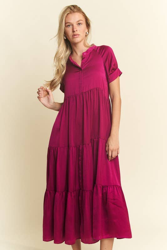 SHORT SLEEVE RUBY MAXI DRESSES-JADE BY JANE-Stuffology - Where Vintage Meets Modern, A Boutique for Real Women in Crosbyton, TX