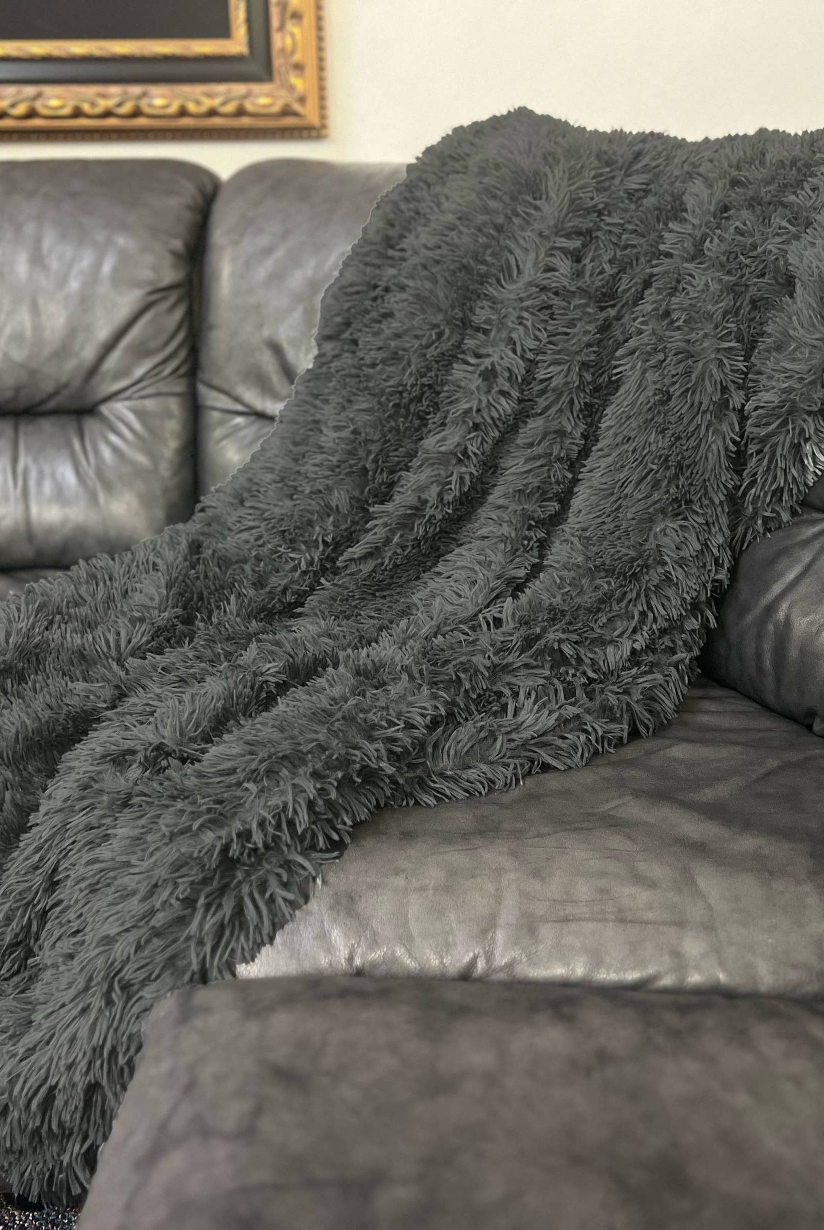 Dreamy Faux Fur Throw - Laurel & Mayfair-Faux Fur Throw-Stuffology Boutique-Stuffology - Where Vintage Meets Modern, A Boutique for Real Women in Crosbyton, TX