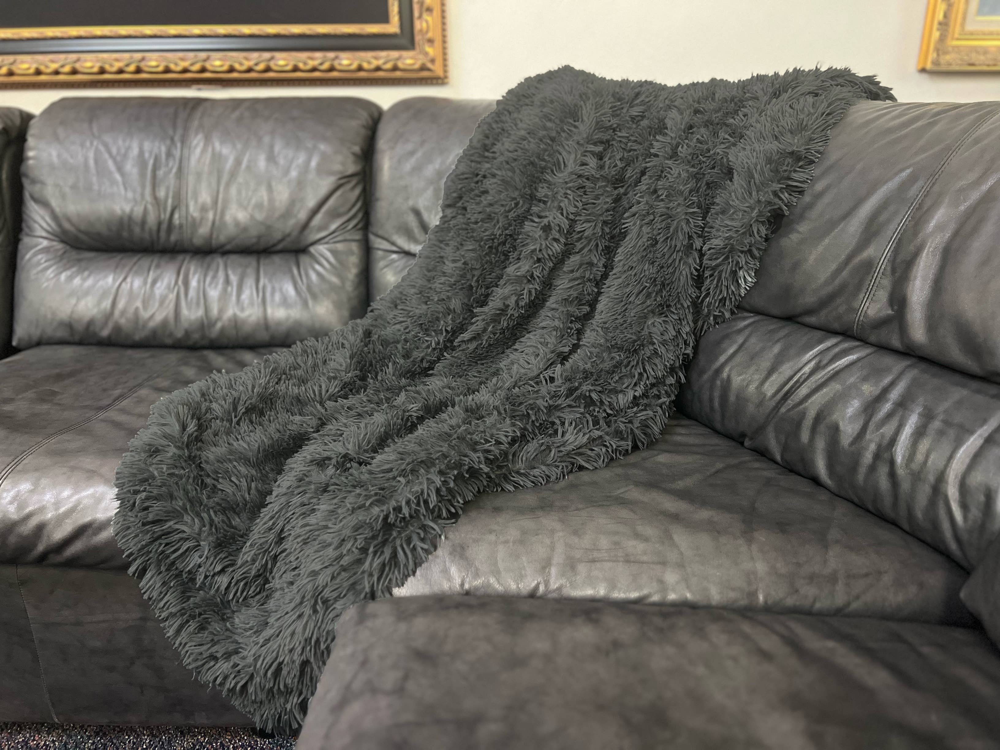 Dreamy Faux Fur Throw - Laurel & Mayfair-Faux Fur Throw-Stuffology Boutique-Stuffology - Where Vintage Meets Modern, A Boutique for Real Women in Crosbyton, TX