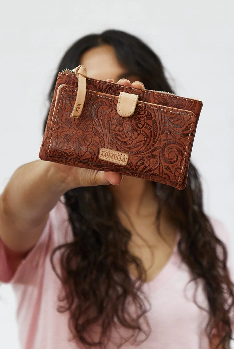 CONSUELA SALLY SLIM WALLET /STUFFOLOGY BOUTIQUE-Wallet-CONSUELA-Stuffology - Where Vintage Meets Modern, A Boutique for Real Women in Crosbyton, TX