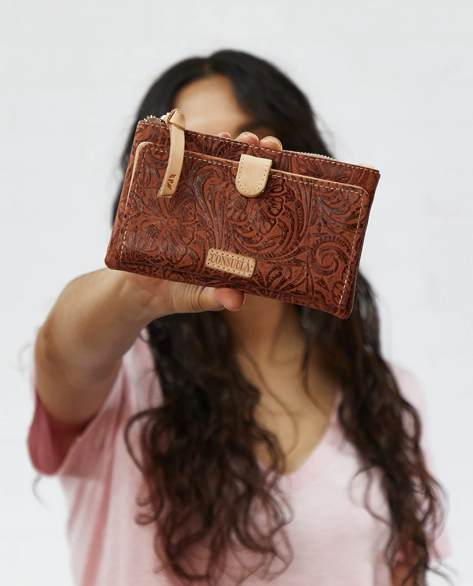 CONSUELA SALLY SLIM WALLET /STUFFOLOGY BOUTIQUE-Wallet-CONSUELA-Stuffology - Where Vintage Meets Modern, A Boutique for Real Women in Crosbyton, TX
