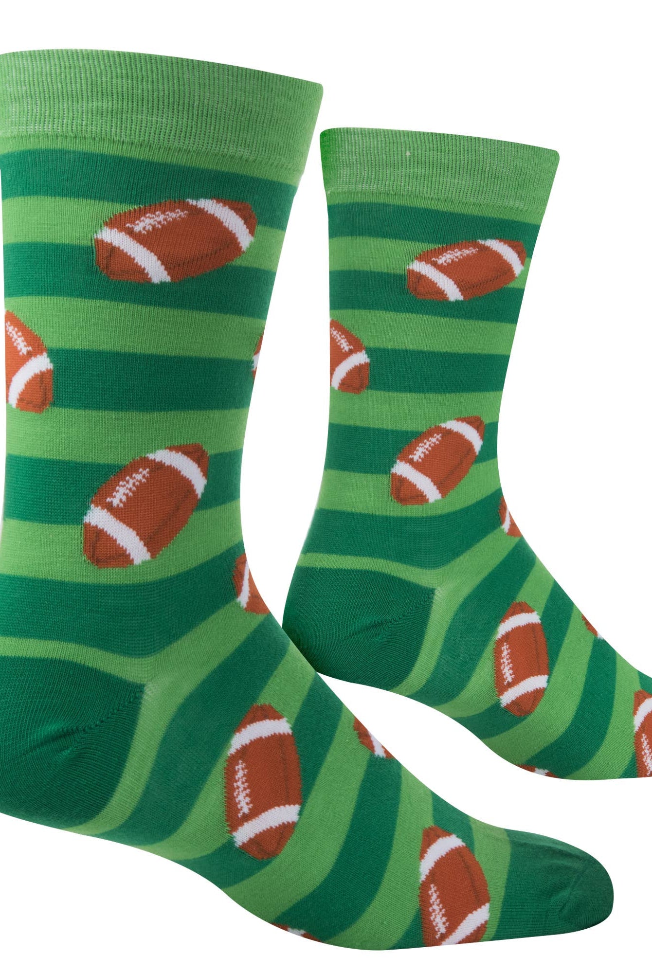 Crazy Socks - Mens Crew - Football | Stuffology Boutique-Socks-Crazy Socks-Stuffology - Where Vintage Meets Modern, A Boutique for Real Women in Crosbyton, TX