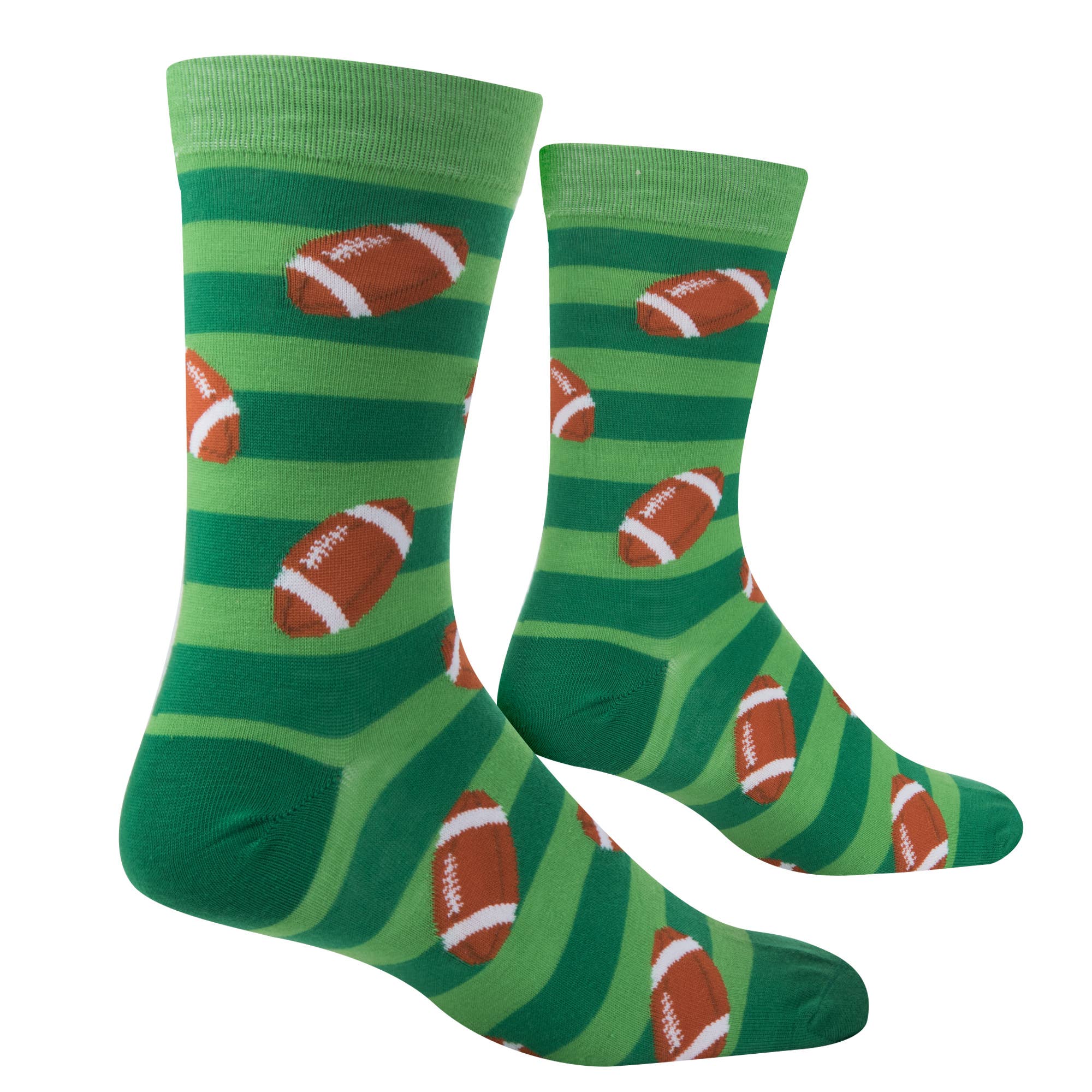 Crazy Socks - Mens Crew - Football | Stuffology Boutique-Socks-Crazy Socks-Stuffology - Where Vintage Meets Modern, A Boutique for Real Women in Crosbyton, TX
