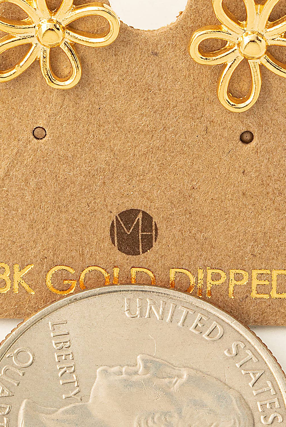 Flower Outline Stud Earrings /Stuffology Boutique-Earrings-Fame Accessories-Stuffology - Where Vintage Meets Modern, A Boutique for Real Women in Crosbyton, TX