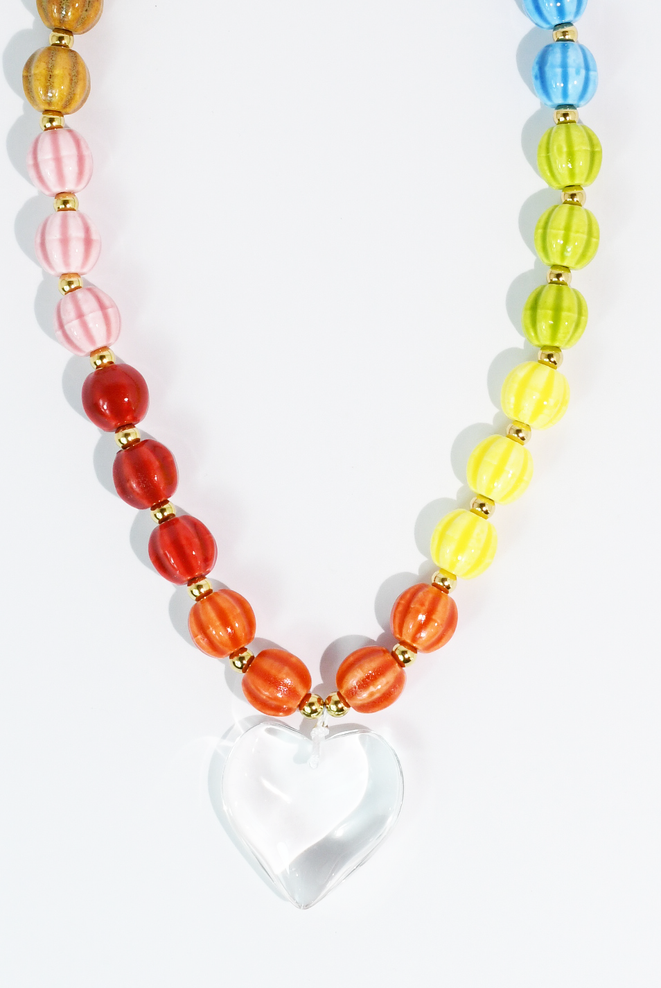 Happy Heart Necklace-Necklaces-Treasure Jewels Inc.-Stuffology - Where Vintage Meets Modern, A Boutique for Real Women in Crosbyton, TX
