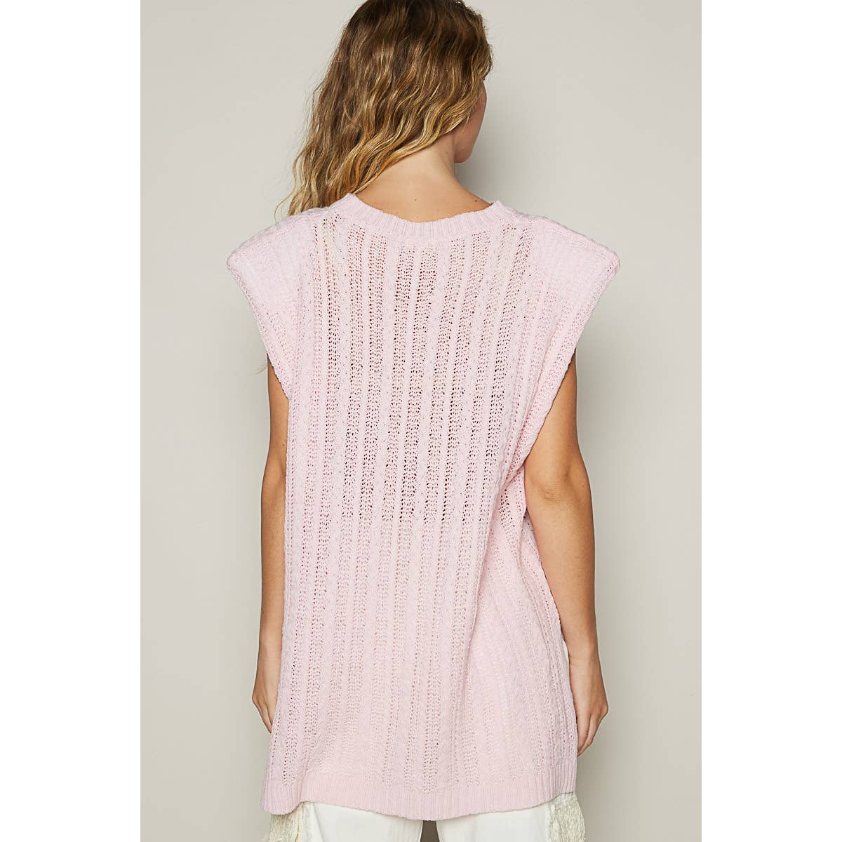 POL Clothing Rock N Roll Graphic Lettering Round Sleeveless Top-TOP-Pol Clothing-Stuffology - Where Vintage Meets Modern, A Boutique for Real Women in Crosbyton, TX