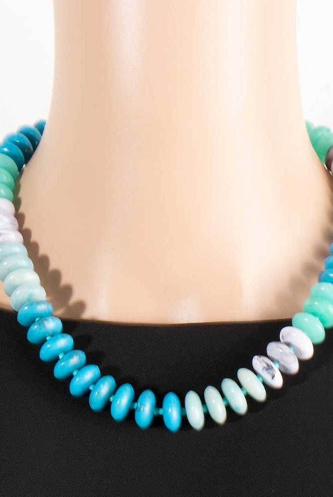 Wild Bloom Pop Necklace-necklace-The Looks by Fame Accessories-Stuffology - Where Vintage Meets Modern, A Boutique for Real Women in Crosbyton, TX
