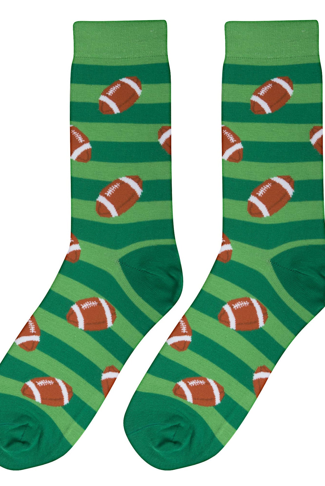 Crazy Socks - Mens Crew - Football | Stuffology Boutique-Socks-Crazy Socks-Stuffology - Where Vintage Meets Modern, A Boutique for Real Women in Crosbyton, TX