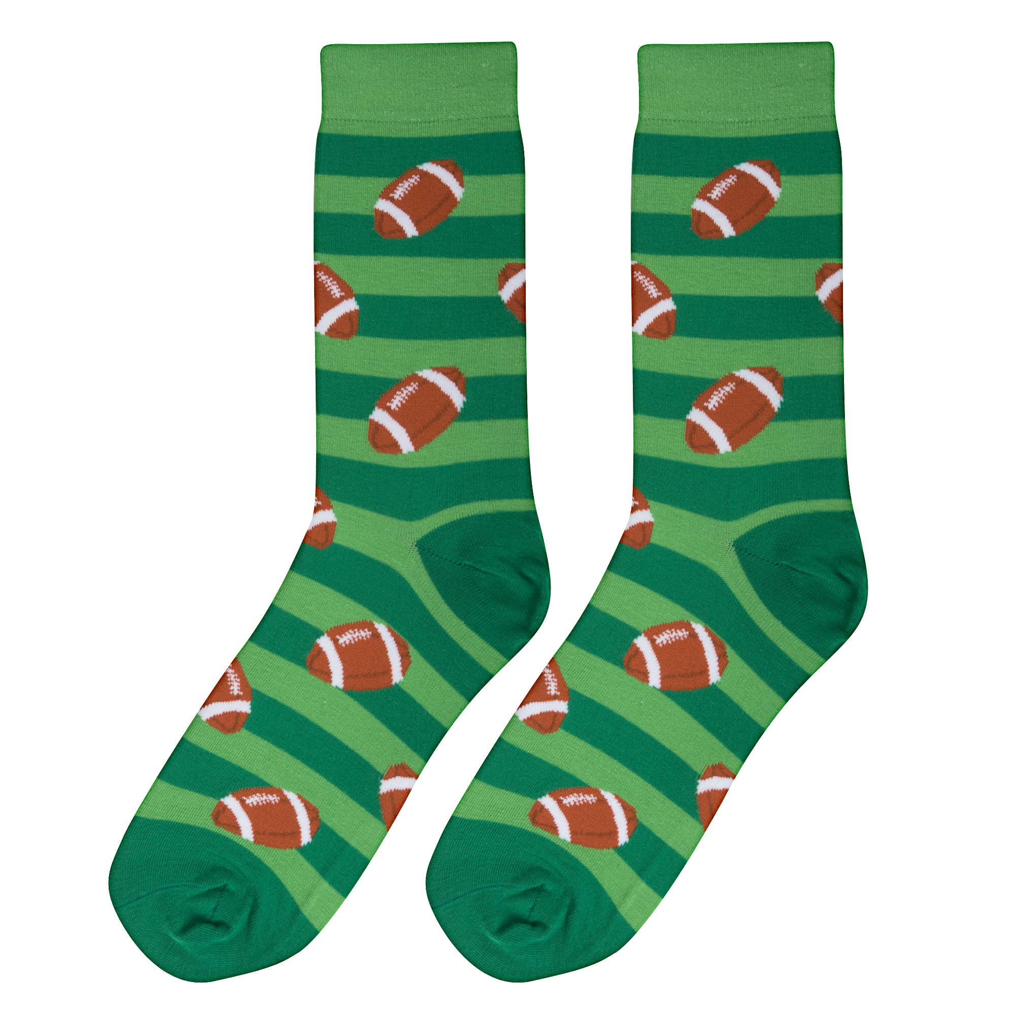 Crazy Socks - Mens Crew - Football | Stuffology Boutique-Socks-Crazy Socks-Stuffology - Where Vintage Meets Modern, A Boutique for Real Women in Crosbyton, TX
