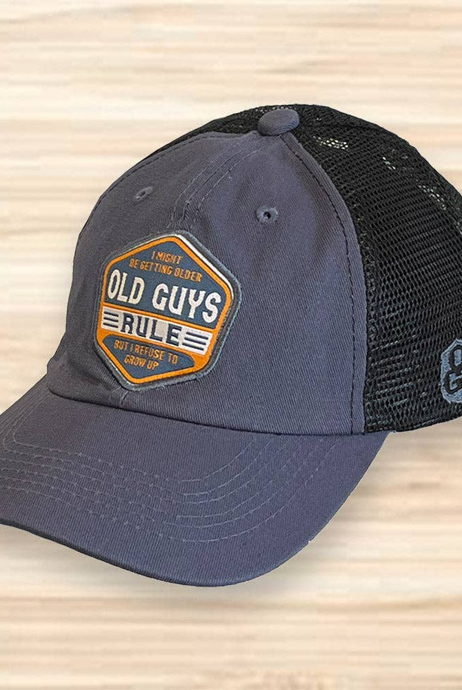 Old Guys - Getting Older Trucker Hat-Trucker Cap-Old Guys Rule-Stuffology - Where Vintage Meets Modern, A Boutique for Real Women in Crosbyton, TX