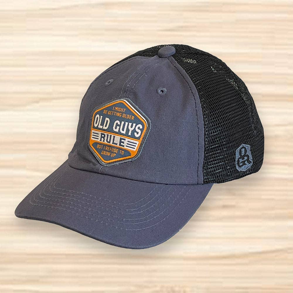 Old Guys - Getting Older Trucker Hat-Trucker Cap-Old Guys Rule-Stuffology - Where Vintage Meets Modern, A Boutique for Real Women in Crosbyton, TX