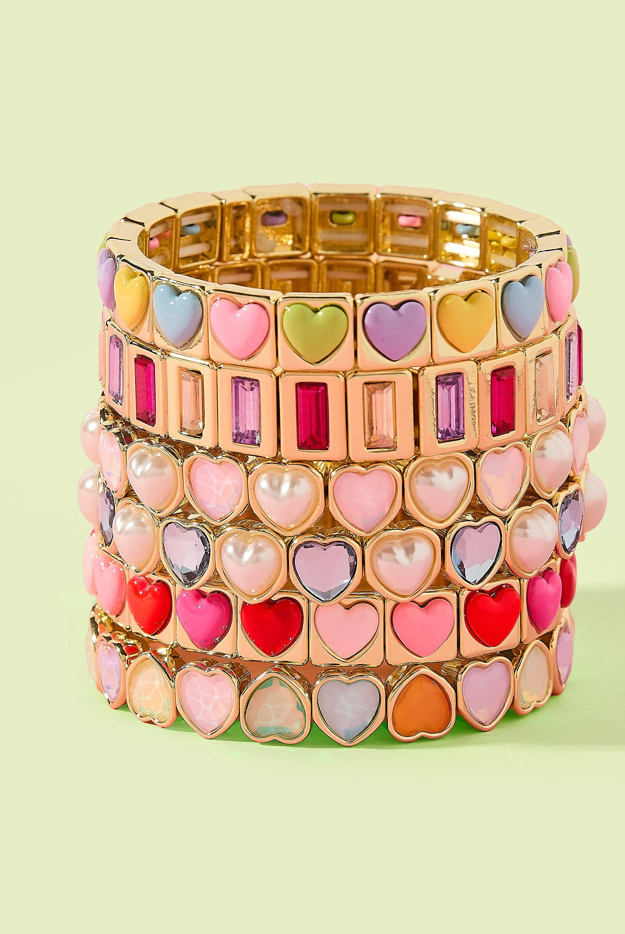 FOR FUN - Stretch Bracelet - Assorted Styles - V-Day-Taylor Elliott Designs-Stuffology - Where Vintage Meets Modern, A Boutique for Real Women in Crosbyton, TX