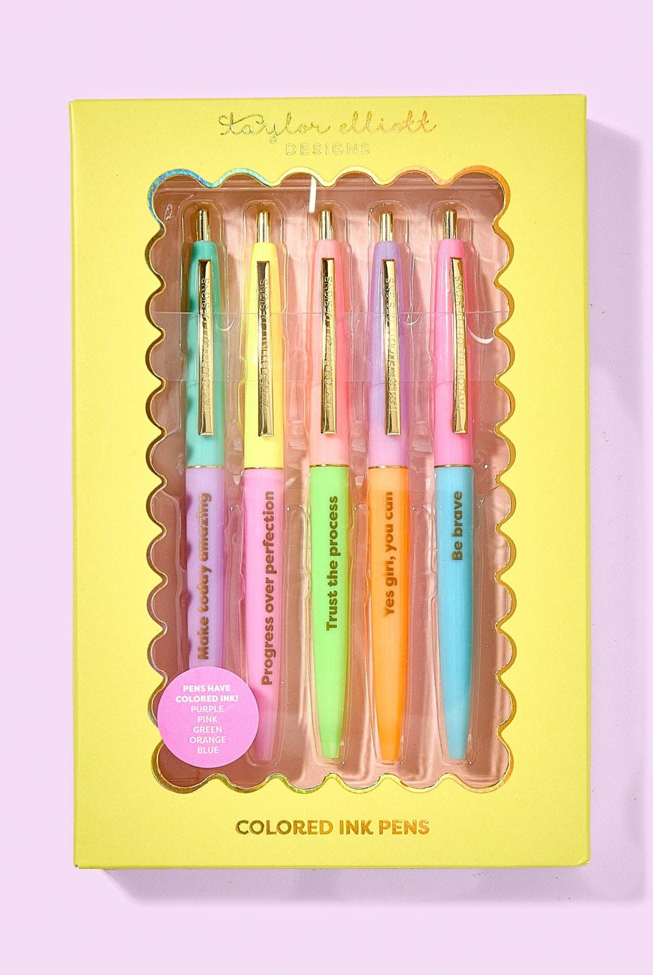 Pen Set - Motivational - Affirmations - 5 Piece Set-PENS-Taylor Elliott Designs-Stuffology - Where Vintage Meets Modern, A Boutique for Real Women in Crosbyton, TX